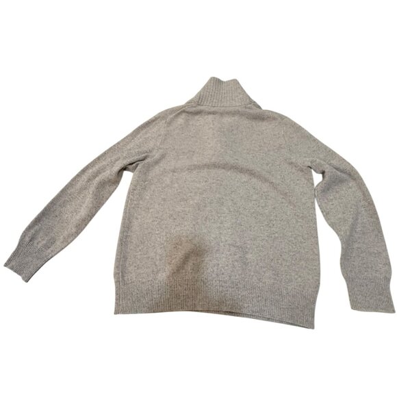 J CREW Men's Rugged Merino Wool Shawl Collar Two Button Pullover Sweater Sz. L - Picture 3 of 10